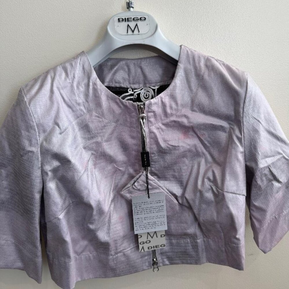 LADIES JACKET, SIZE EURO 40--(2) LIGHT VIOLET